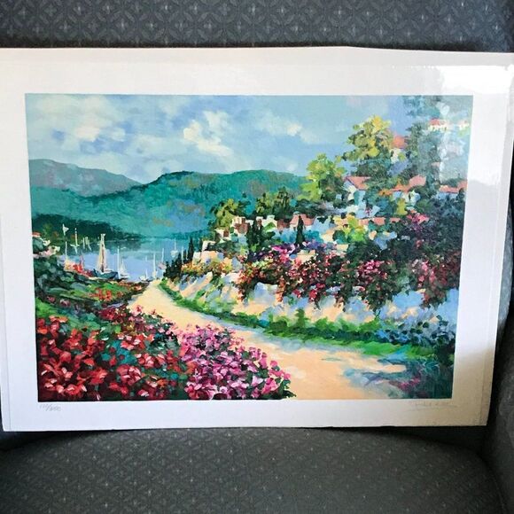 "To the Bay" by Alex Perez Serigraph - Picture 2 of 6